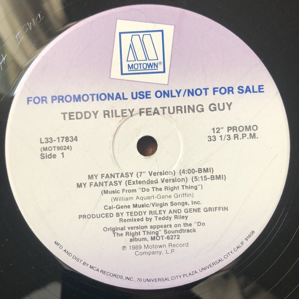 Teddy Riley Featuring Guy My Fantasy Vinyl Lp '89
